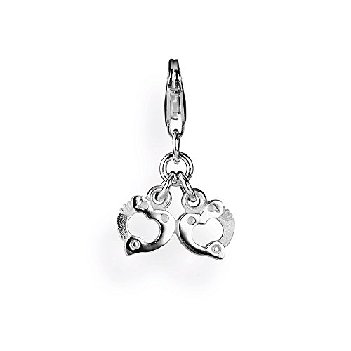 Damen-Charm Handschellen 925 Sterlingsilber